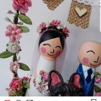 Hoy le doy el Sí, Quiero a este CAKE TOPPER - 1