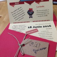 Invitaciones caseras preparadas!! - 1