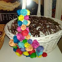 Cesta con broches