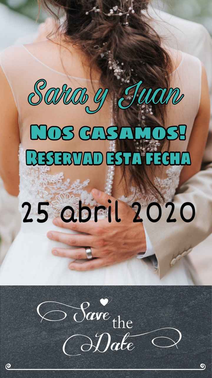 Mi save the date - 1