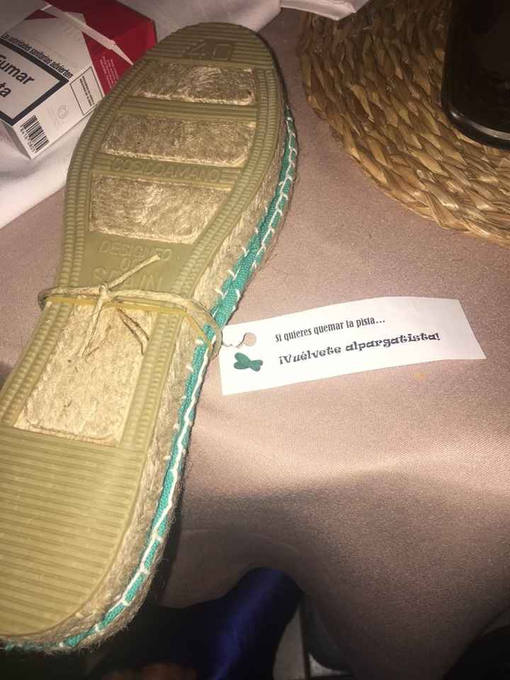 Alparagatas como detalle de boda. - 1