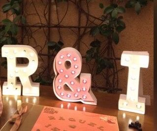 Letras luminosas - 1