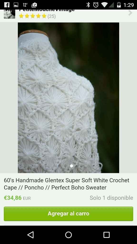 Poncho para vestido de novia - 3