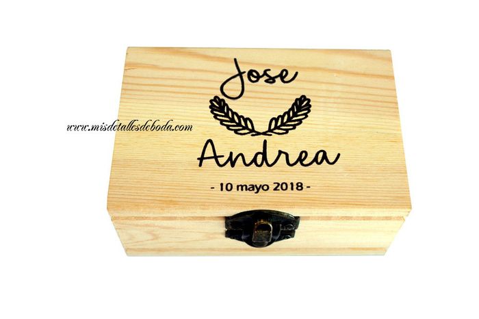 baul para alianzas personalizado