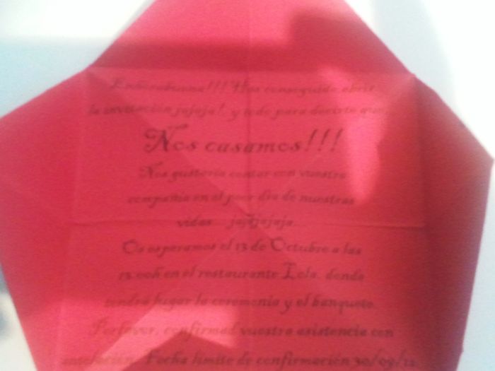 la invitacion