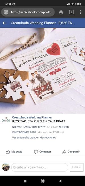 Creatuboda  Wedding Planner invitaciones - 1