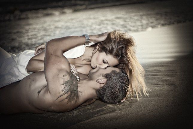 besito en playa
