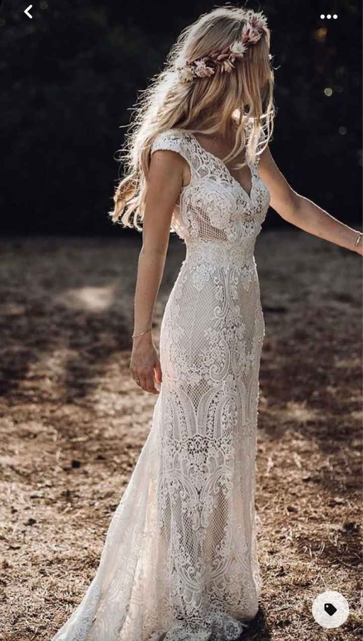 Vestido novia estilo discount boho