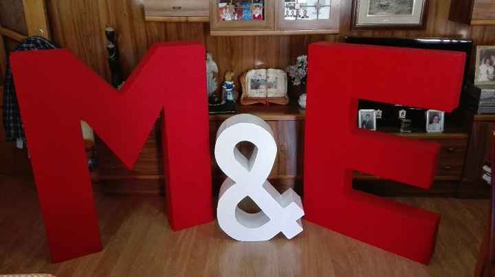 Mis letras gigantes terminadas!! - 1