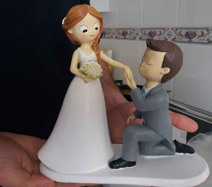 Llegó nuestra figura de la tarta!👰🤵 - 2