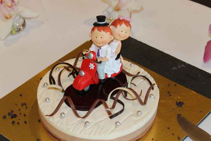 y la figurita de los novios!! a que nos parecemos???jejjeej