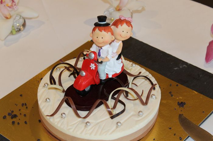 y la figurita de los novios!! a que nos parecemos???jejjeej