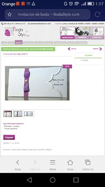 Duda entre las tarjetas de invitacion - 1