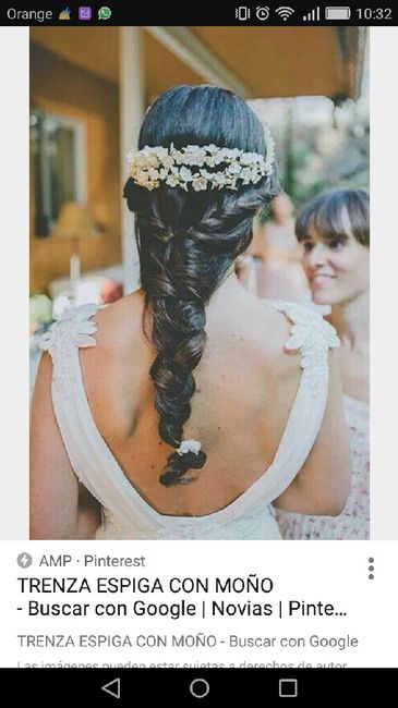 Mi peinado de novia y mi tocado ¿que os parece? - 1