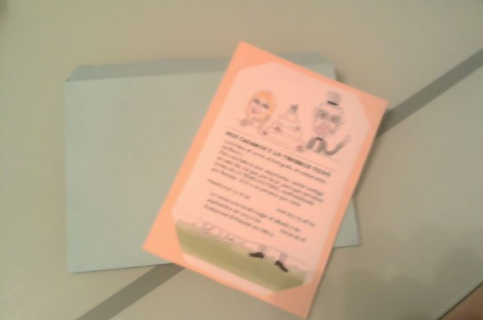 mirad xicas mi invitacion sera asi