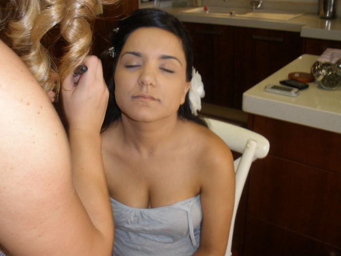 maquillaje de novia de mi hermana