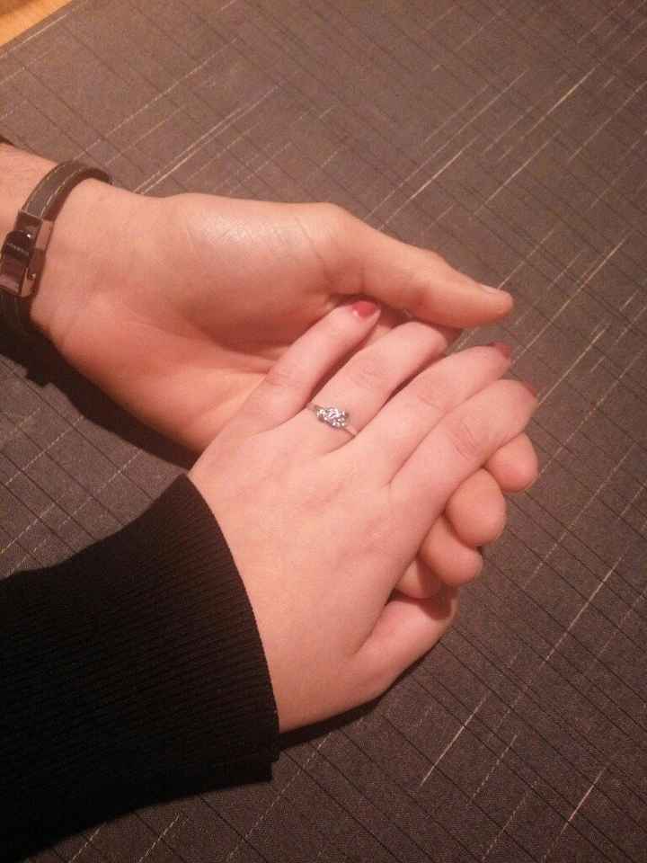 Anillo pedida + pendientes dia b + sorpresa - 1