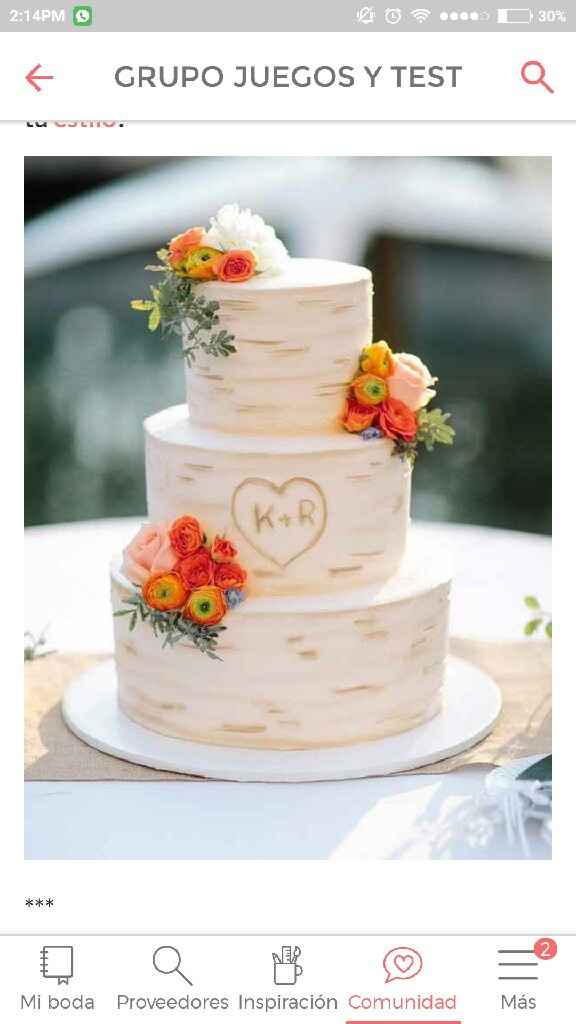 Tarta de boda - 1