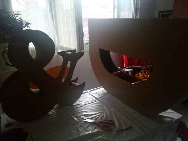 Letras gigantes en proceso - 4