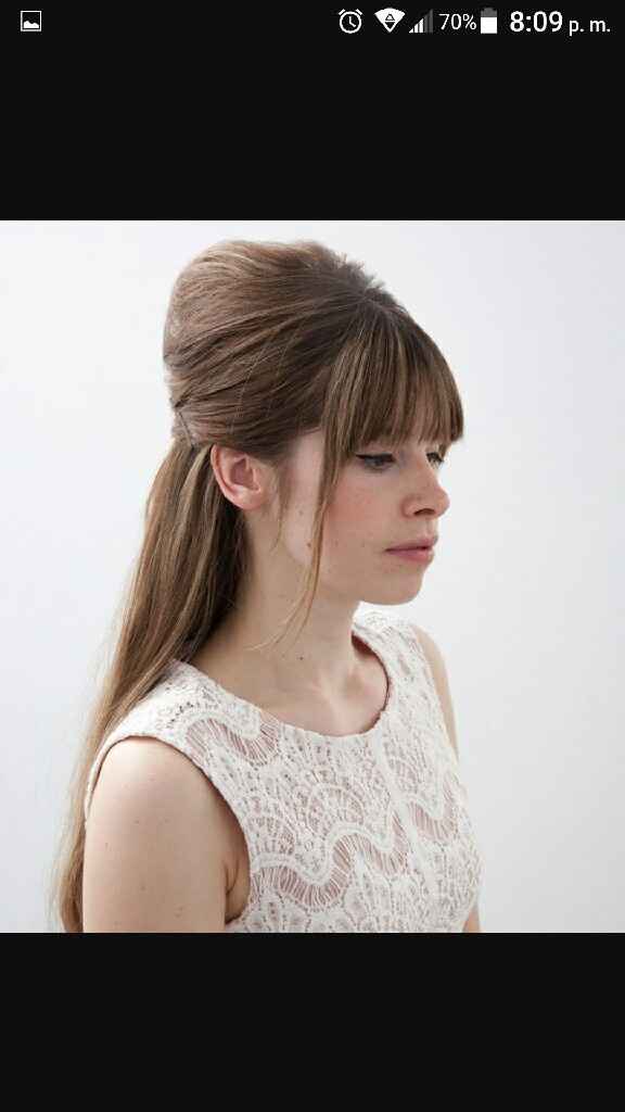 ¿pelo suelto o semi recogido con pelo liso? - 5