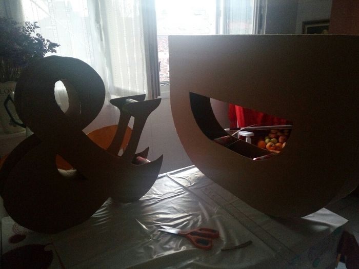 Letras gigantes en proceso - 4