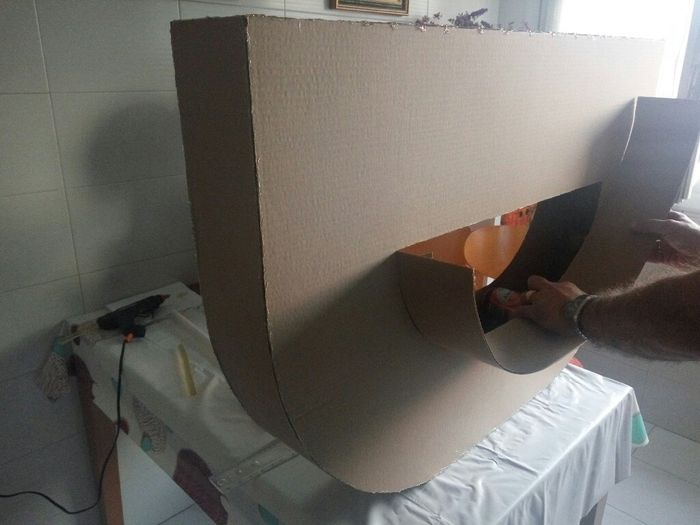 Letras gigantes en proceso - 5
