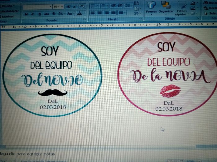 Plantilla chapas despedida!! - 2