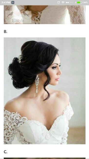Mi peinado de novia es o fue... - 2