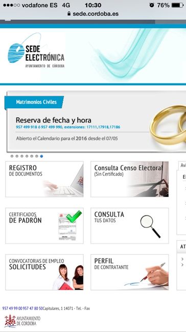 Boda civil alcazar córdoba 2016 - 1