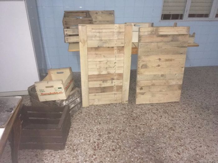 Palets y cajas