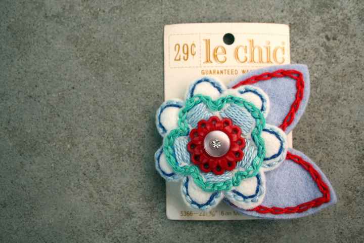 flor fieltro