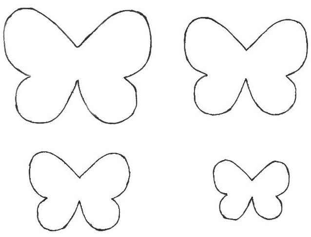plantilla mariposas