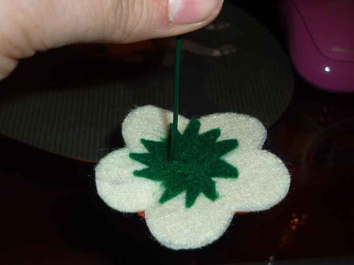 flor fieltro