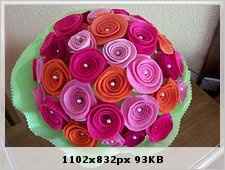 RAMO DE ROSAS DE FIELTRO