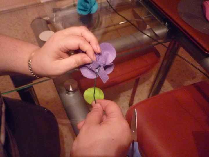 tutorial rosa fieltro