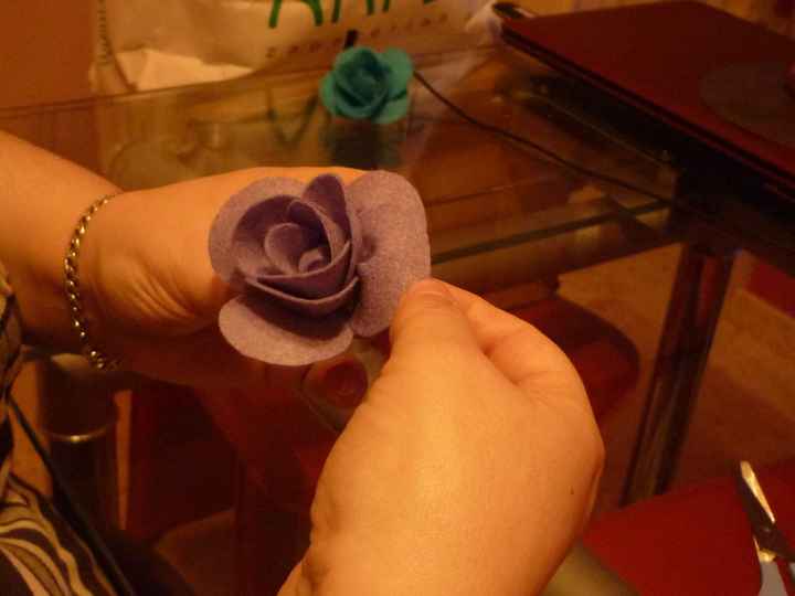 tutorial rosa fieltro