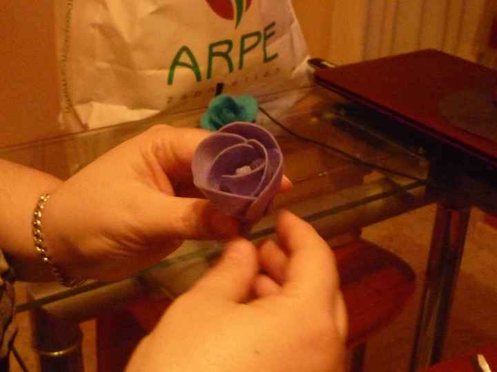 tutorial rosa fieltro