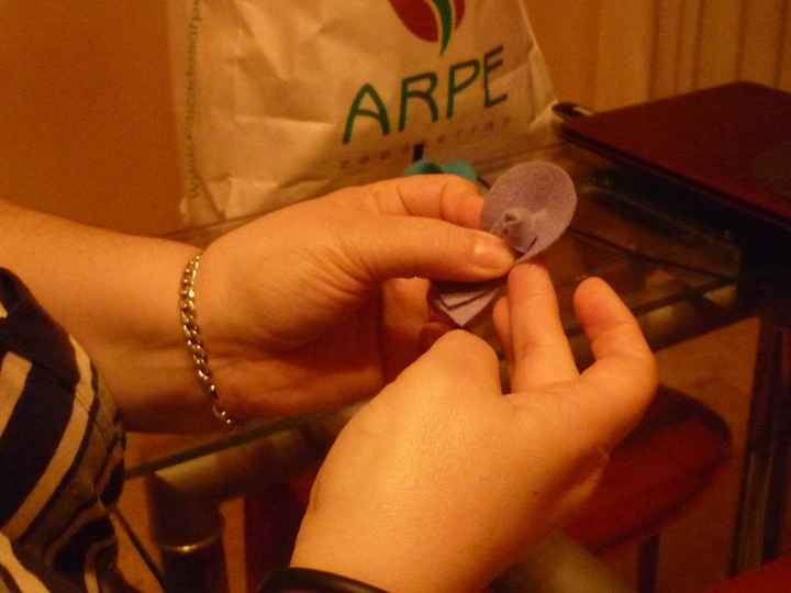 tutorial rosa fieltro