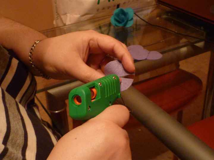 tutorial rosa fieltro