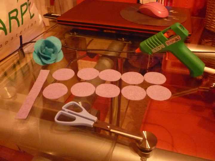 tutorial rosa fieltro