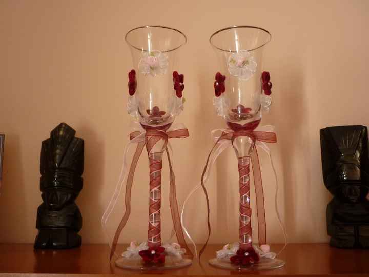 ASI QUEDARON MIS COPAS DE BRINDIS