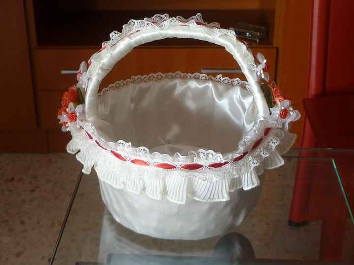 MI CESTITA PARA PÉTALOS DE ROSAS, YA TERMINADA
