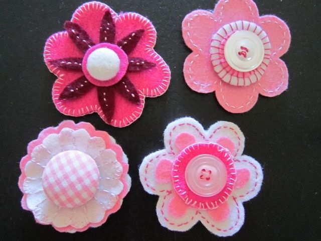flores fieltro