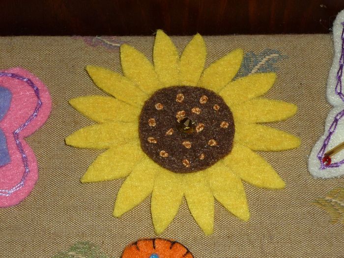 flor fieltro