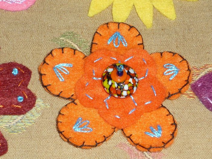 flor fieltro