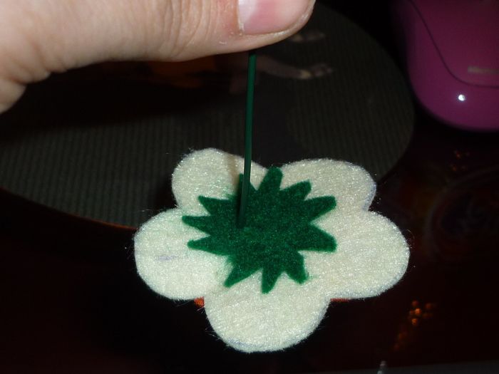 flor fieltro