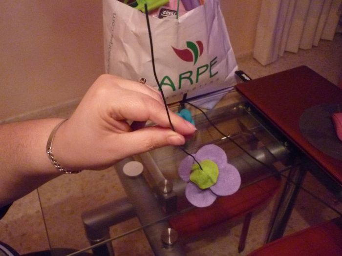 tutorial rosa fieltro