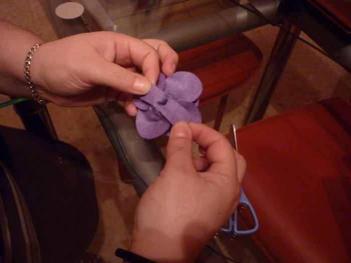 tutorial rosa fieltro