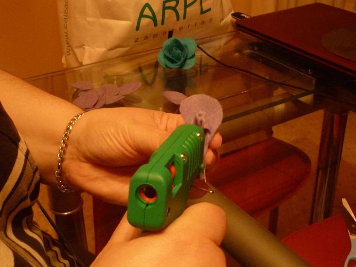 tutorial rosa fieltro