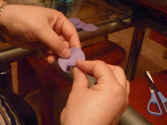 tutorial rosa fieltro